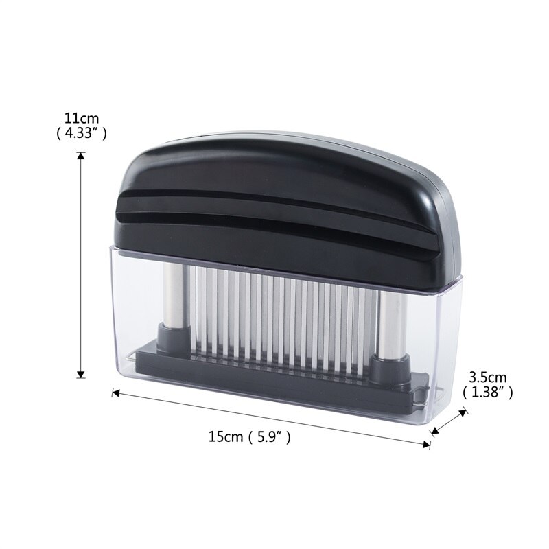 Queentime attendrisseur de viande en acier inoxydable outil à viande bœuf steak attendrisseur de viande aiguille cuisine accessoires de cuisine marteau à viande