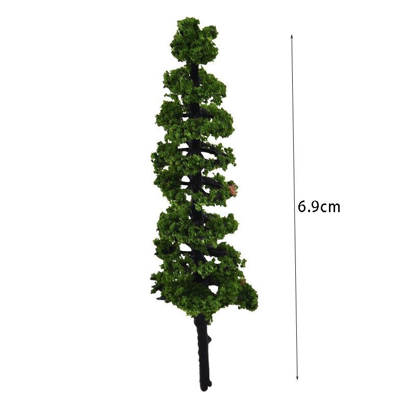 1pc mini tre kunstig hage miniatyr harpiks håndverk hjemmedekorasjon mikro landskap bonsai plante: Stil 022