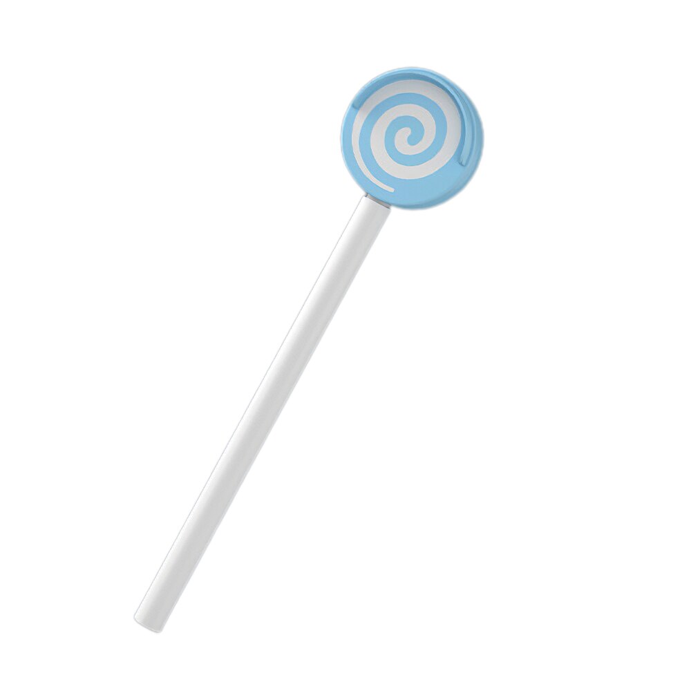 Anti-Dust Kind Tong Schraper Schoner Baby Lolly Tong Borstel Draagbare Tong Care Apparaat Baby Kids: Sky-blue