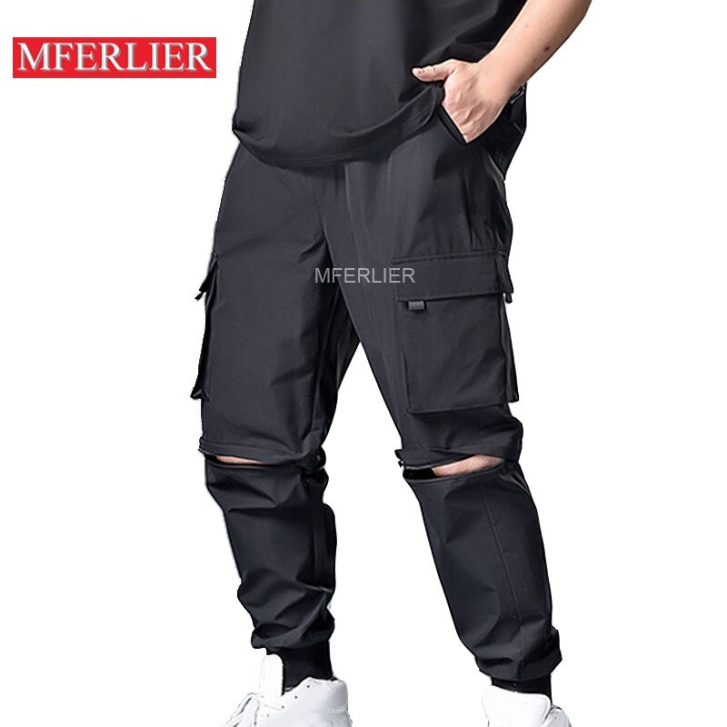 Summer Spring Large Size Men Pants 7XL 140kg 5XL 6XL Long Pants