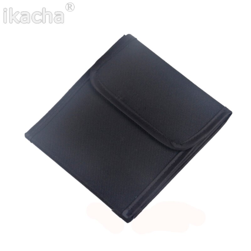 Objektiv Filter Mappenkasten 3 Taschen Filterbeutel Für 25mm zu 82mm Filter Passt UV CPL MCUV ND Tasche Sterne Cokin P serie