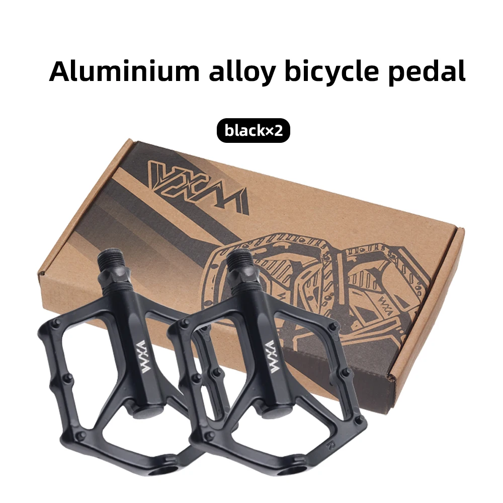 Pedales de bicicleta ultraligeros 2DU, accesorios de piezas de bicicleta de plataforma plana para ciclismo de carretera bmx Mtb: YELLOW