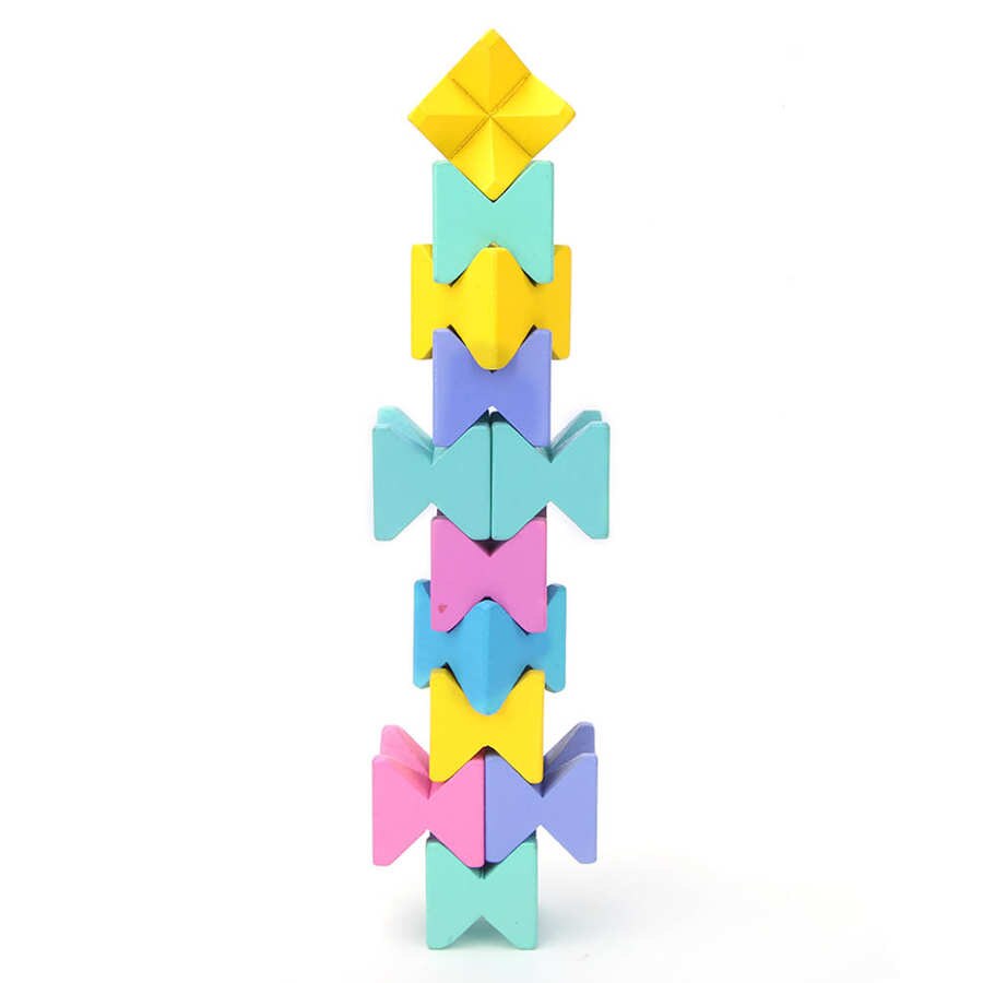 25 of wooden building blocks set clever wooden stackable construction games for kids ages 3 and up