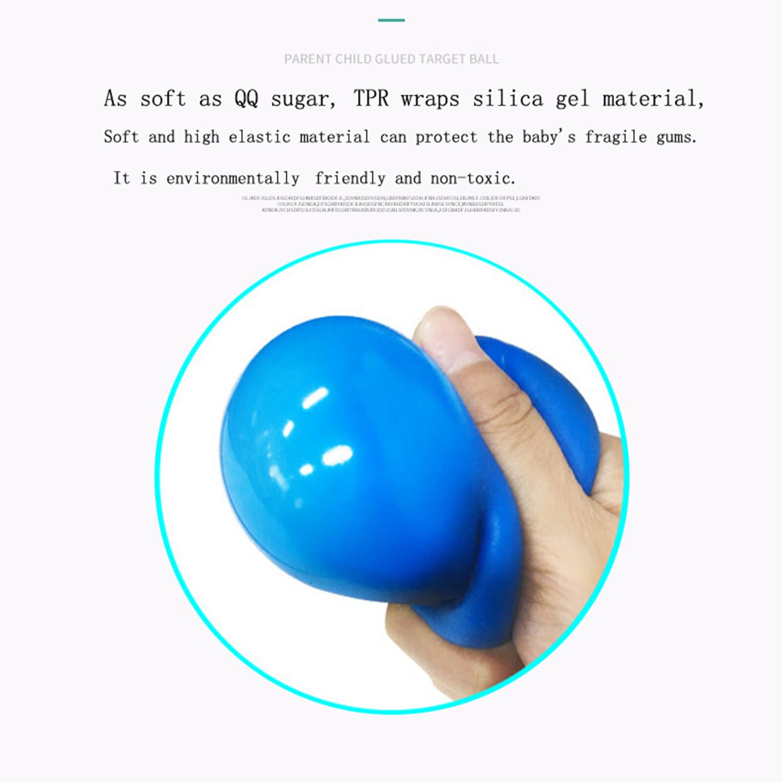 Sticky wall ball sæt 4 stk sjovt aflastende tryk squeeze stretch bolde legetøj til børn teenagere voksne