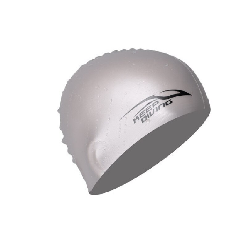 Gorros de natación de silicona Flexible para hombres, gorros de buceo impermeables, gorros de natación para adultos, tejanos de piscina, novedad de