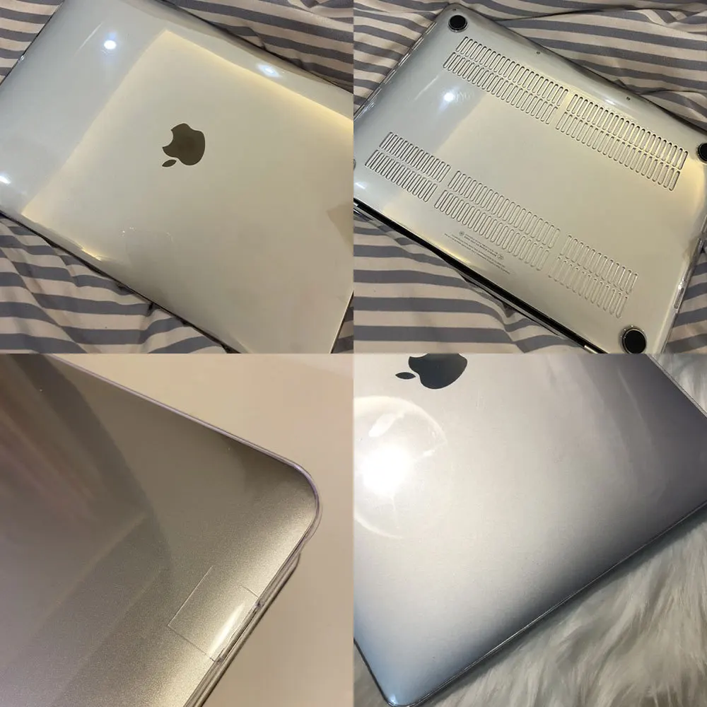Kryształowe twarde etui do MacBook Pro Air13 14 15 16 cali Etui ochronne przezroczyste Model A2681 A3113A3114 A2941 A2991 A2442 A2337 A2338