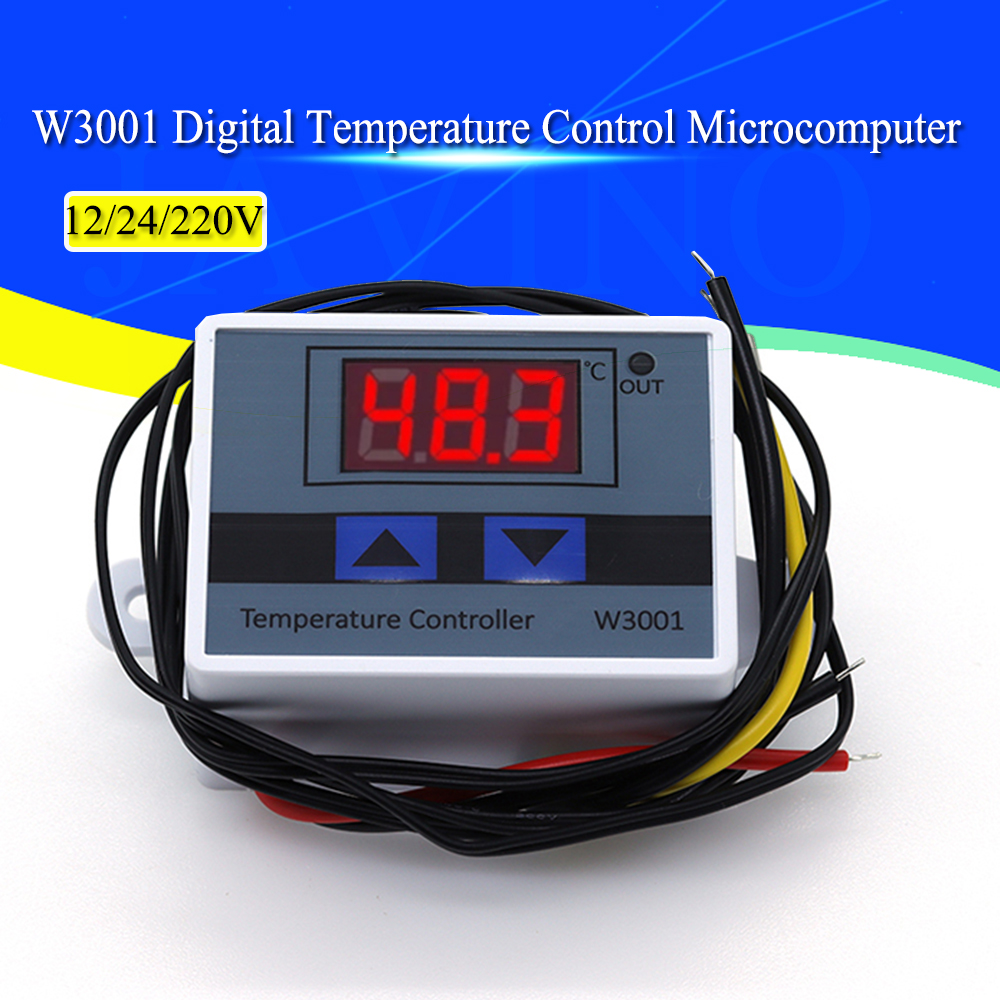 W3001 110V 220V 12V 24V Digital Temperature Controller Thermostat Thermoregulator Aquarium Incubator Water Heater Temp Regulator