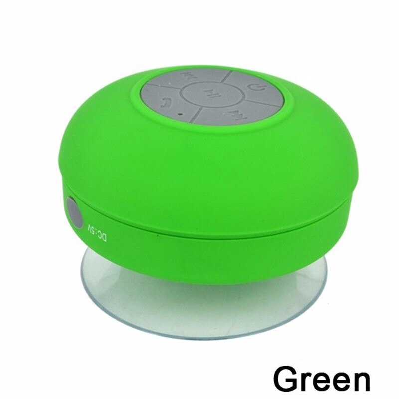 Bluetooth Speaker Draagbare Mini Draadloze Waterdichte Douche Luidsprekers Voor Telefoon MP3 Bluetooth Ontvanger Hand Gratis Auto Speaker: Gras Groen