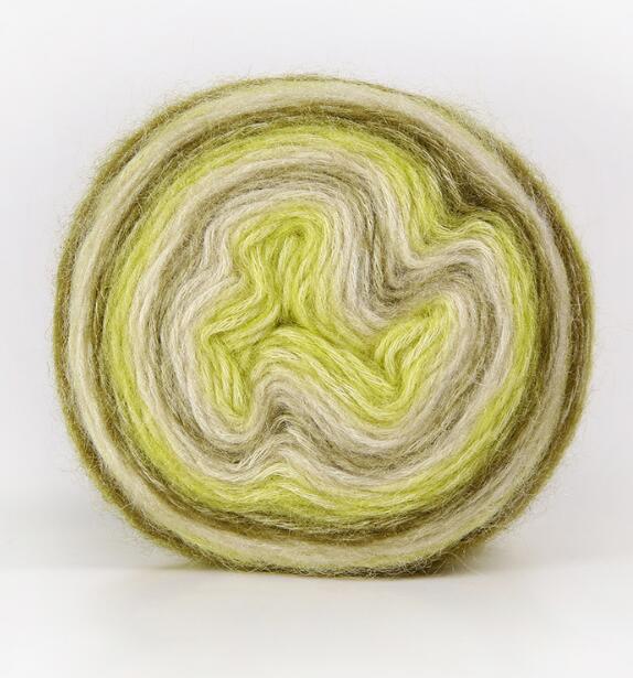 Wool Mohair Yarn Crochet Hand Knitting Soft Segment Dyed Plush Fine Yarn Cotton Angola Amorous Colourful Thread: 07