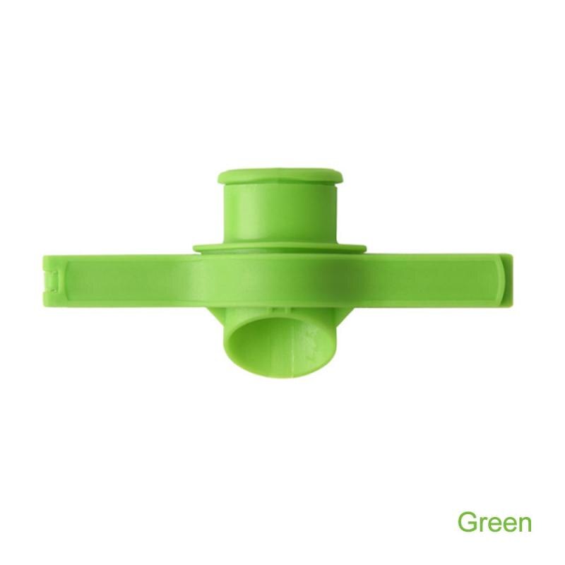 1Pcs Upgrade Materiaal Herbruikbare Voedsel Opslag Afdichting Klem Pakket Sealer Met Ontlading Nozzle Plastic Zak Clip Gereedschap 12*5.5Cm: Green