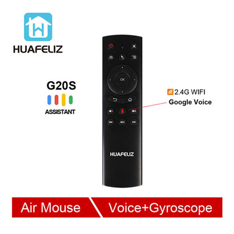 G20 Voice Control 2.4G Draadloze G20S Fly Air Mouse Gyro Toetsenbord Motion Sensing Mini Afstandsbediening Voor Android TV box PK G30