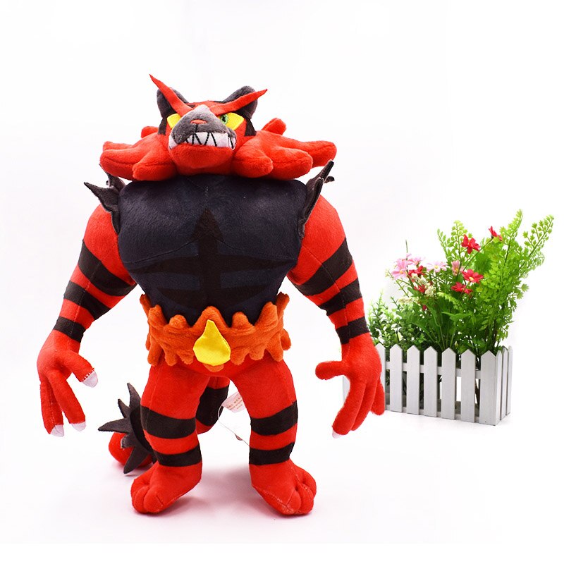 2 arten Ebene Puppen Litten Evolution Alola Incineroar Solgaleo Lunala SONNE/MOND Gefüllte Plüsch Puppe Weiche Heißer Spielzeug 20 cm-33 cm