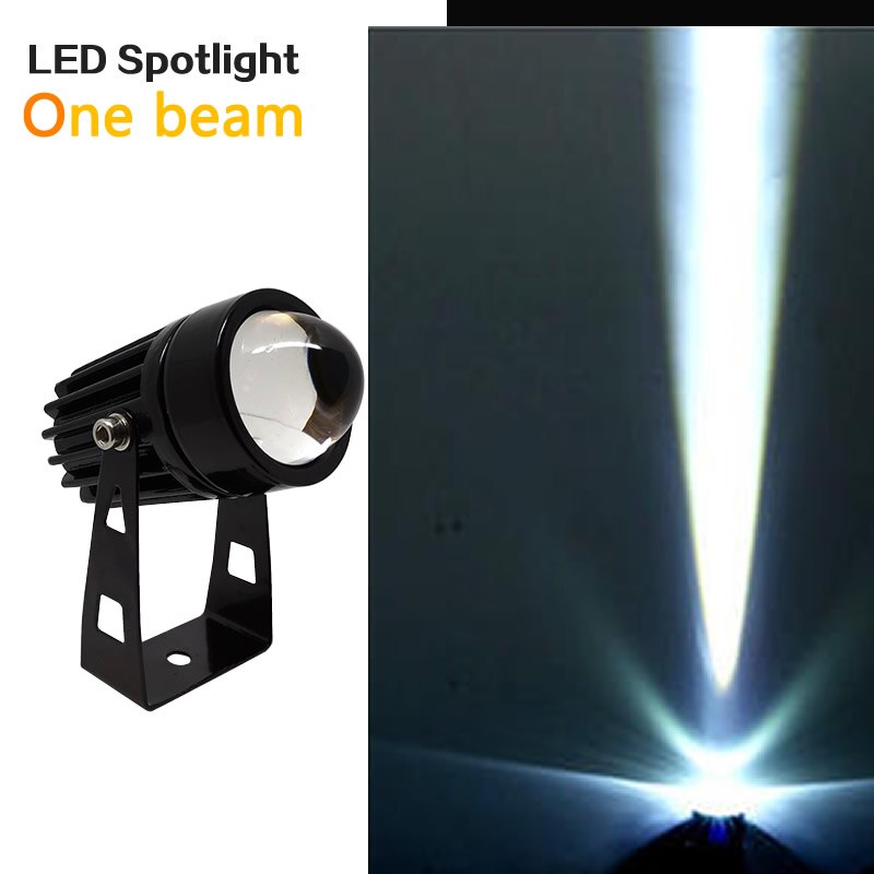 Outdoor LED Wall spotlight 9W 12W landscape Lighting 220V Red Green Blue RGB Wall light IP66 Waterproof one beam lights: Cold White / 11-15W