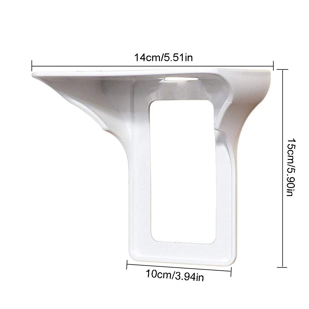 Wall Mount Socket Rack Wall Outlet Shelf Convenient Sturdy Socket Mobile Phone Charging Storage Holder For Bathroom Living Rooms