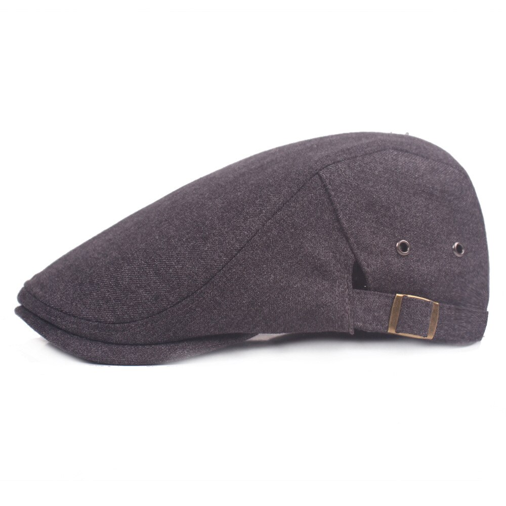 SLECKTON Fedoras Cap Beret Casual Hat Peaked Cap Retro Newsboy Cap Solid Flat Cap French Hat Winter Hat for Men Unisex