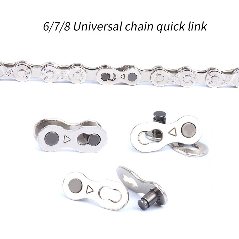1/5 Pairs Bike Chain Quick Link Mountainbike Aansluiten Master Link Ontbrekende Quick Connector Voor 6/7/8/9/10/11/12 Speed Ketting