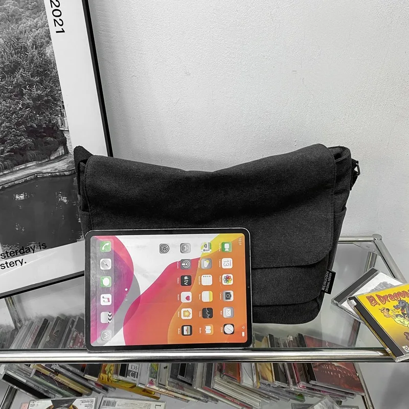 Herren-umhängetasche, vielseitig, vintage-canvas, studenten-messenger-bag, marken-tooling-wind-schultertasche, postbotentasche, 가방 sac