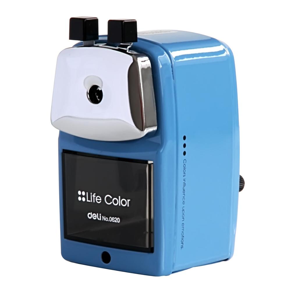 -selling Full Metal Shell Hand-cranked Pencil Machine Hand Mechanical Pencil Sharpener Student School Office Stationery: YELLOW