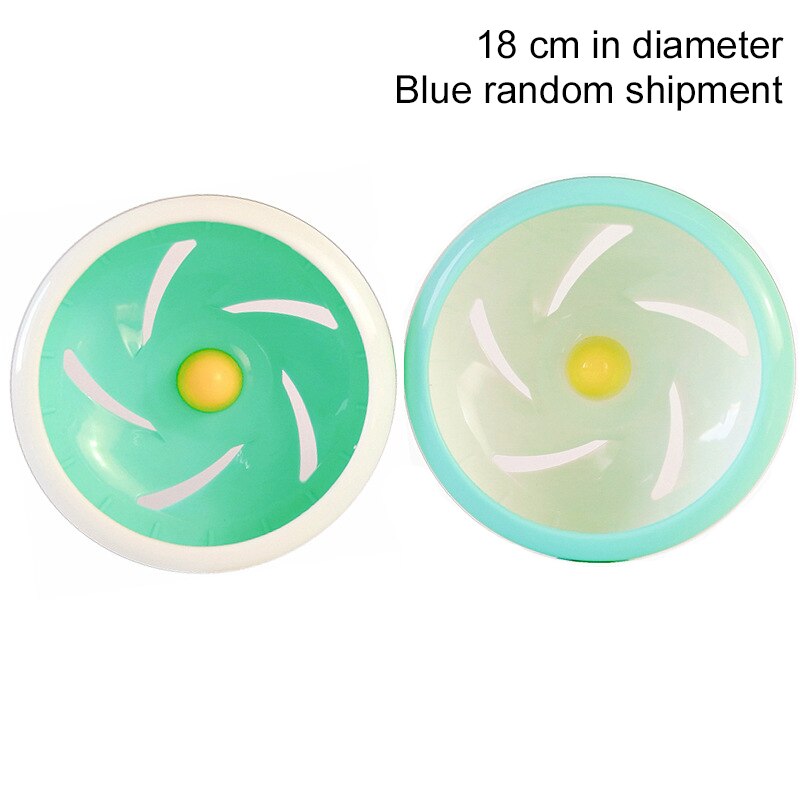 Hamster Wheel Silent Rotatory Jogging Wheel Exercise Wheel Small Animal Exercise Supplies PP Plastic Pet Accessories: Blue / 18cm