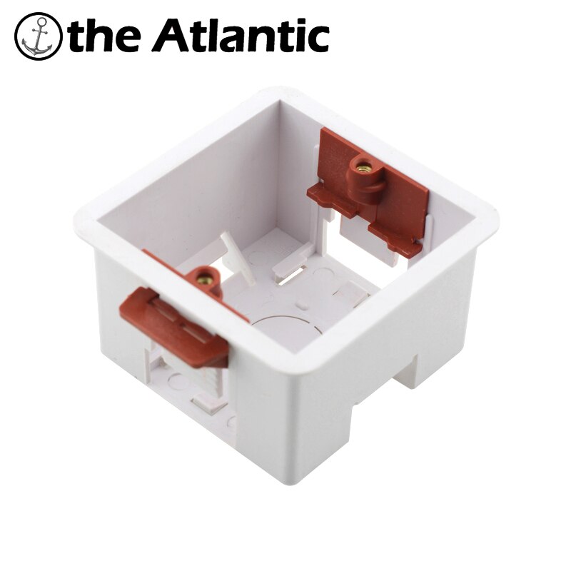 Electrical Box Dry Lining Box For Drywall / Gypsum Board / Plasterboad 46mm Depth Wall Socket Box Wall Switch Box Cassette