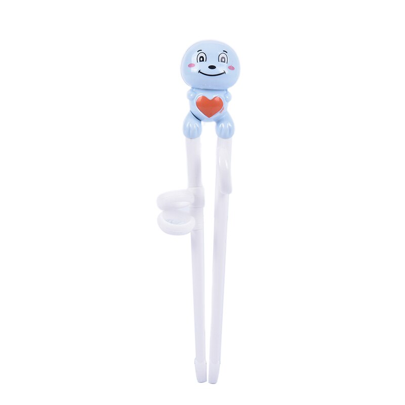 Sød munk/bjørn lære træning spisepinde børn børn kinesiske spisepinde lære køkken tilbehør 18cm*3cm 1 par: Munkblå