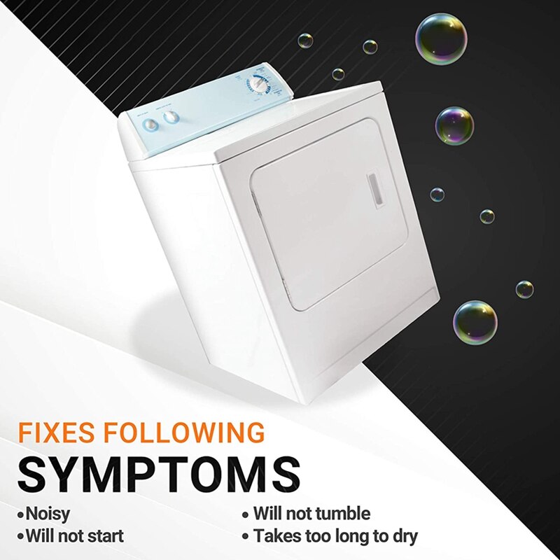 691366 Dryer Idler Pulley Replacement Part Exact Fit for Whirlpool Kenmore Dryers Replaces AP6010582 PS11743765