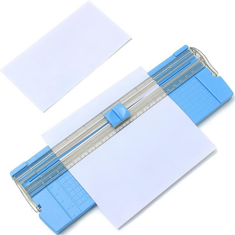 A4/a5 papir trimmer præcisionskort foto cutter scrapbog skæremåtte maskine guillotine m / pull-out lineal kontor papirvarer