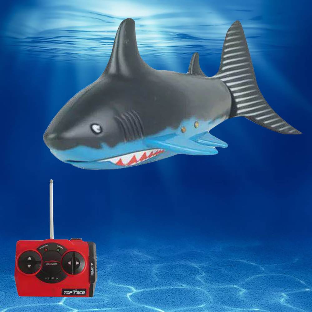 RC Mini Submarine Shark Fish Remote Control Under Water Ship Model Kids Toys Boat Radio Control Boat Shark Toys Model Ship