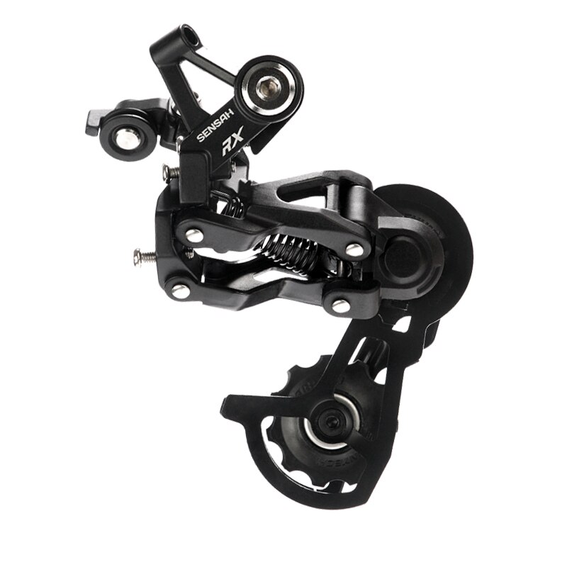 Sensah -rx 412 foldecykel 3 gear bagskifter gearstang 3- gear frihjulsskifter sæt folde cykeldele: Sort-skifter
