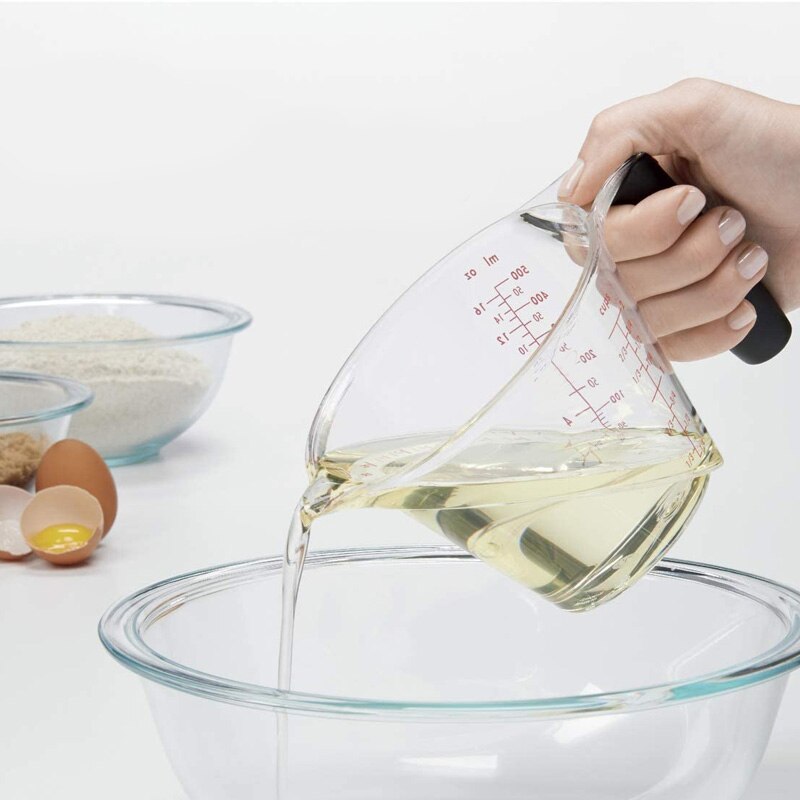 Angled Liquid Measuring Cup for Dry and Liquid Ingredients Kitchen Tools for Baking Beaker Liquid Measure JugCup Container