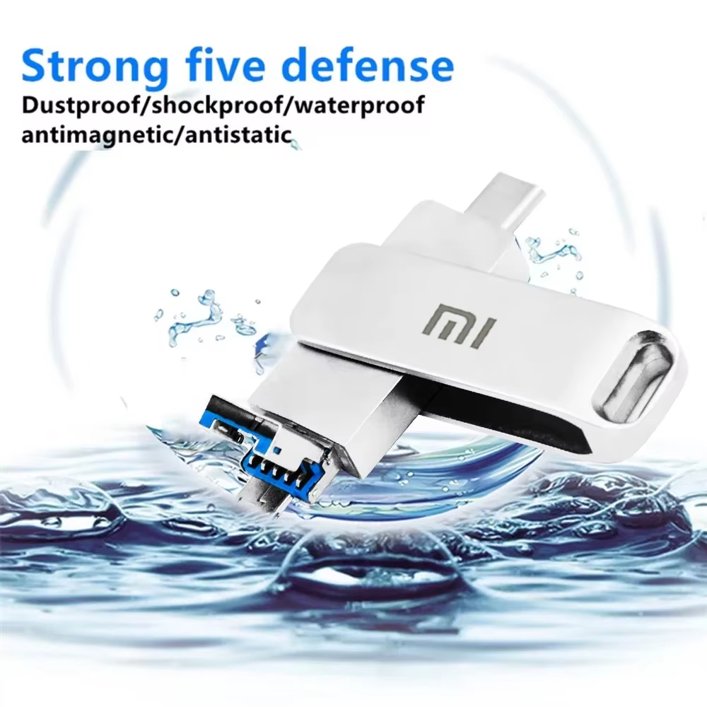 Xiaomi 16TB Flash Drive USB 3.0 Super High Speed Transfer Metal Mini U Disk Pen Drive Type C Memory Waterproof Disk SSD U Drive