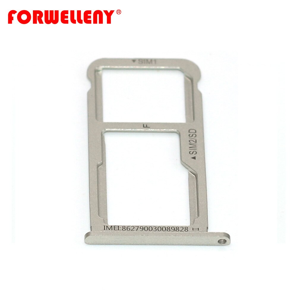 Til huawei  p10 micro sim-kortholder slot bakke udskiftningsadaptere sort sølv guld blå grøn vtr -l09,  vtr -l19,  vtr -l29: Sølv