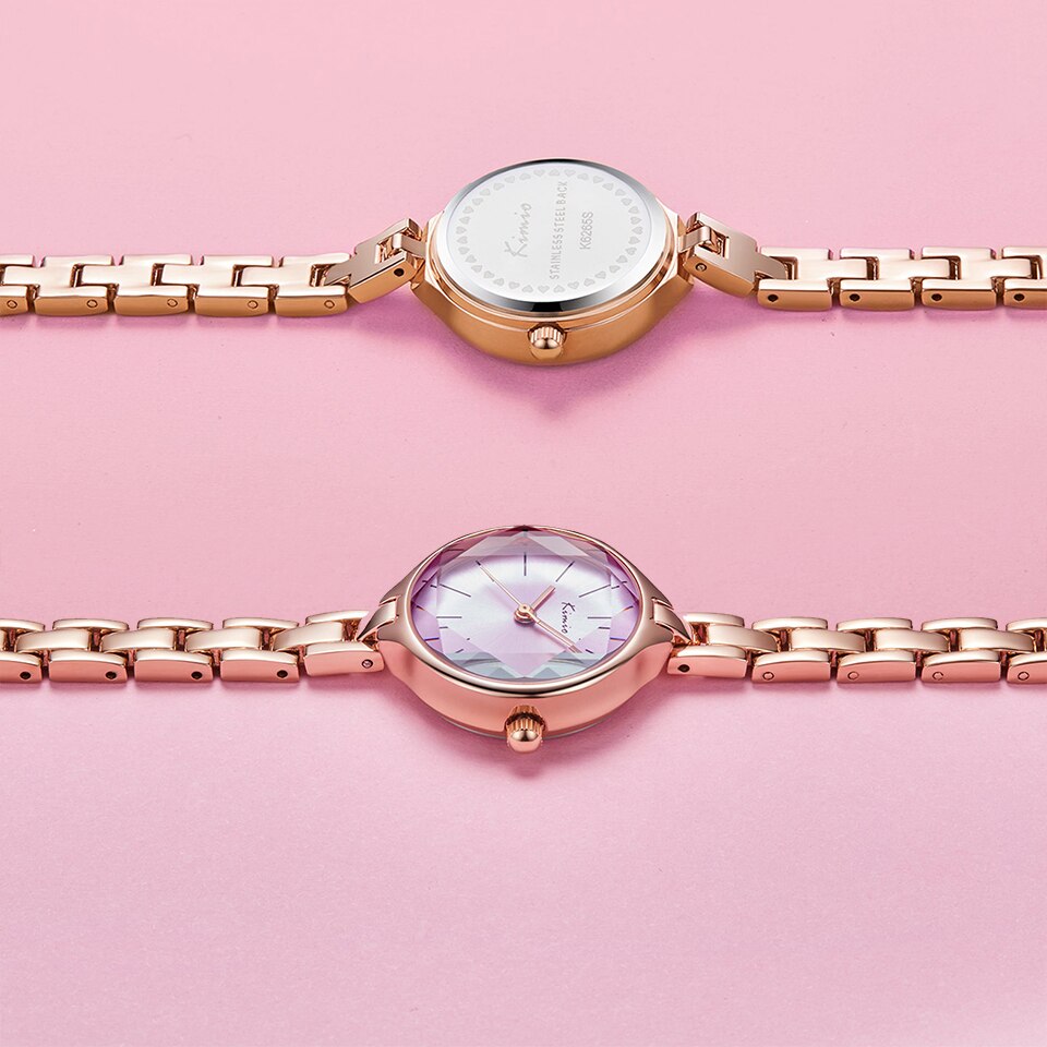 KIMIO Frauen Einfache Kleine Zifferblatt Quarzuhr Damen Kette Wasserdichte Edelstahl Armband Uhren Uhr Horloge Reloj Mujer