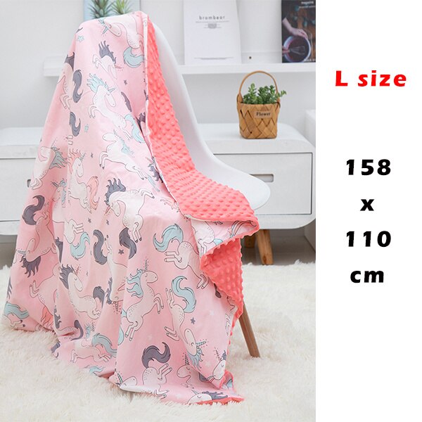 Baby Baumwolle Decke Weichen Flanell Vlies Windeln Neugeborene Kleinkind minky Bettwäsche Decke Kinderwagen wickeln Abdeckungen Blasen M/L größe: Grau