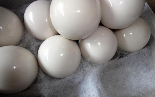 Bola de billar blanca de 52,5mm de diámetro, Bola de billar de entrenamiento, 1 ud.