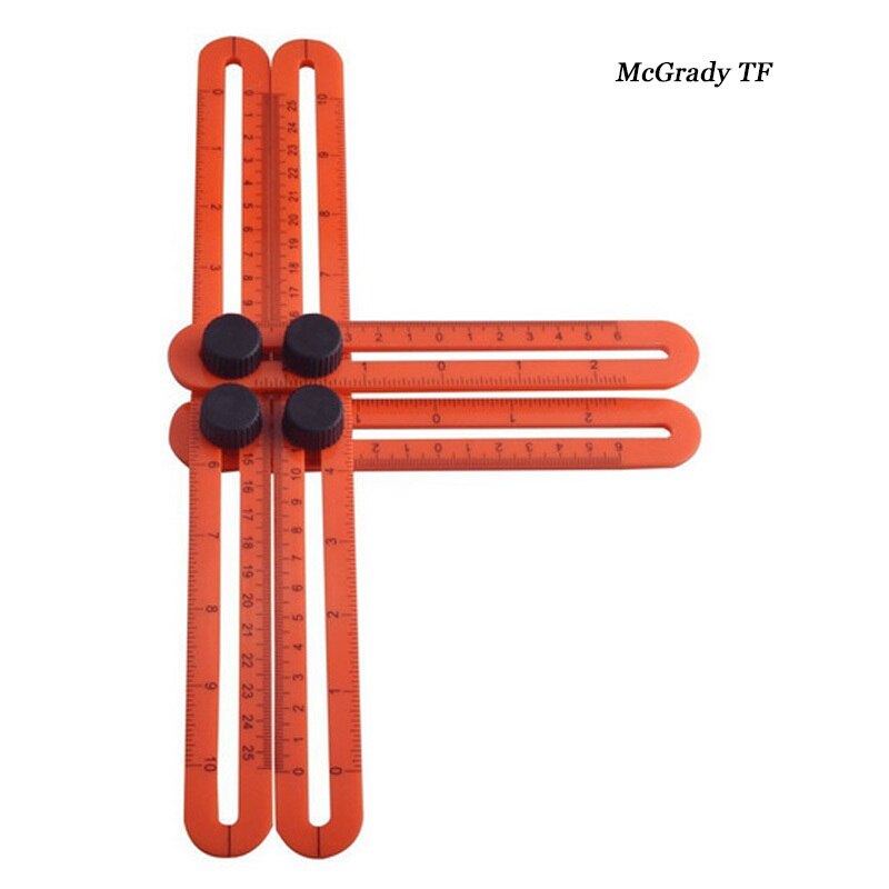 Plastic Multifunctional Activities Angle Model Angle Ruler Plastic Measuring Tool To Mark Bricks Lumber Laminates Measuring Tool: Red