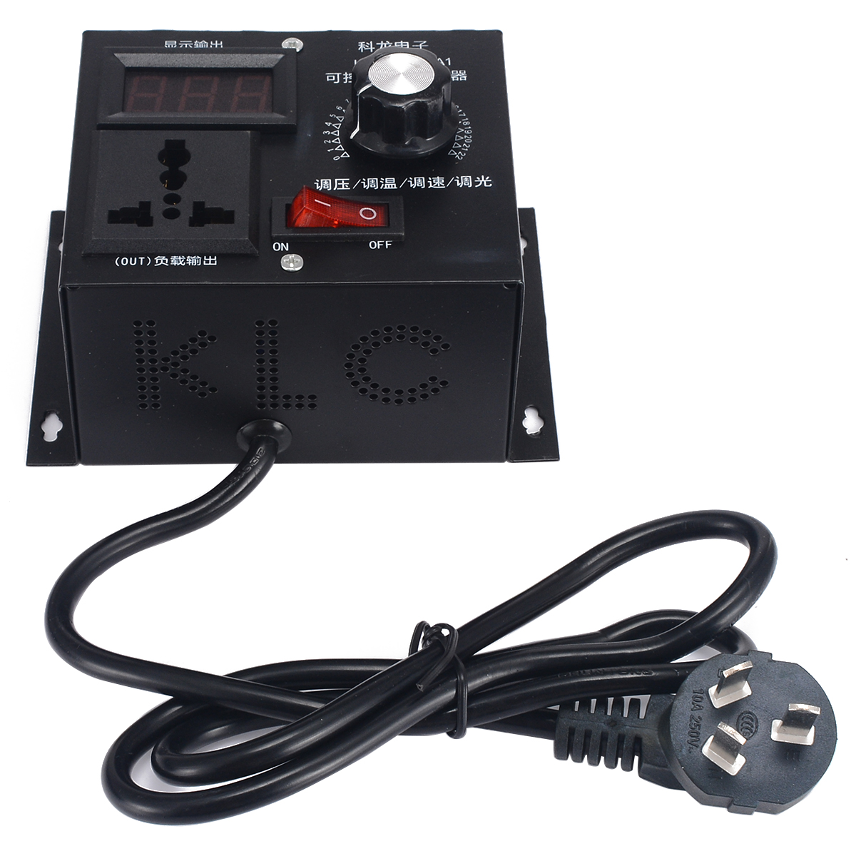 Variabel spänningsregulator 220v 4000w för fläkthastighetsmotorstyrning dimmer högeffekts elektronisk spänningsregulator