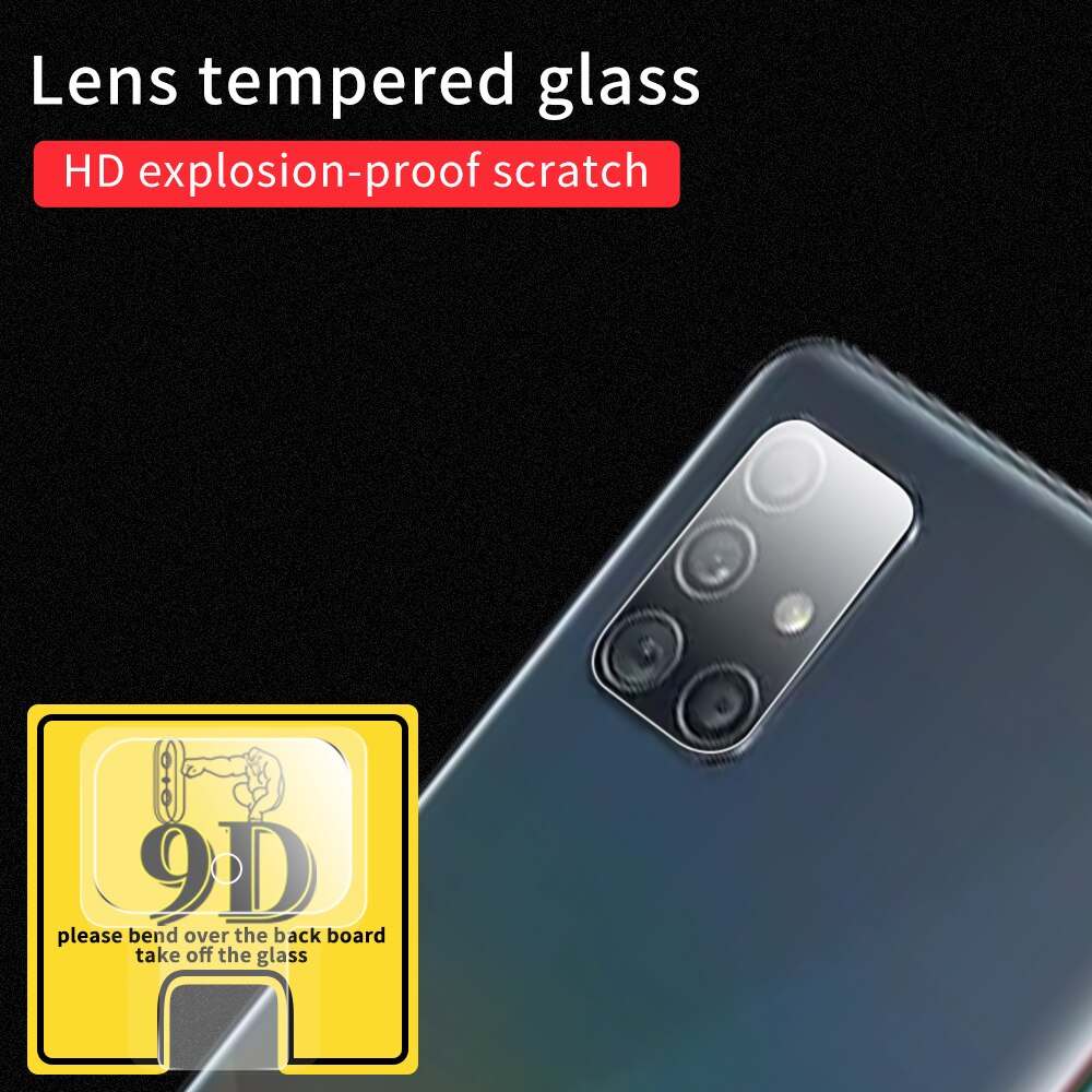 For Samsung Galaxy ​9D Camera Lens Protector Tempered Glass For Samsung Galaxy A01 A21 A31 A41 A51 A71 A81 A91 A51 5G/A71 5G