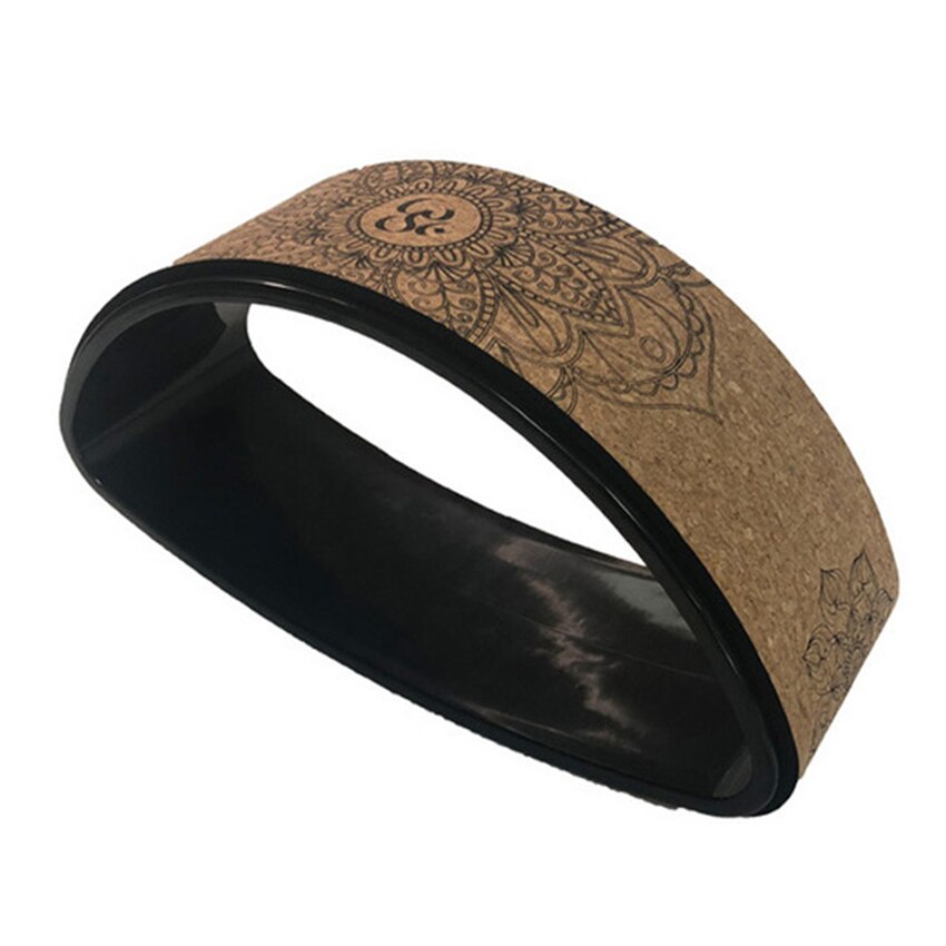 QT005 ovale liège solide roue de Yoga demi-rond dos courbure anneau de Fitness Fitness Pilates roues Protection de l'environnement Yoga cercle