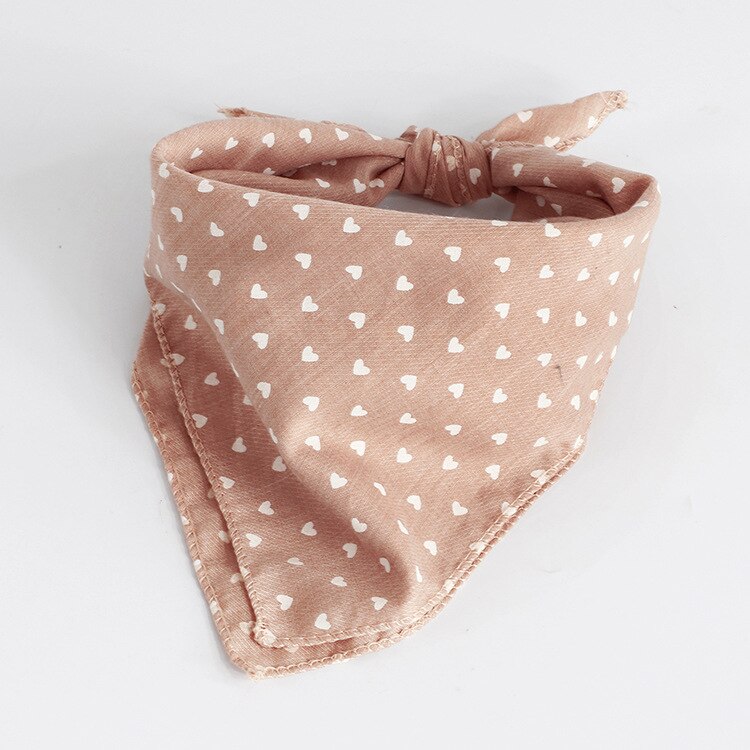 baby boy girl Children's soft Cotton Scarf Kid Neckerchief Collar Kids Collar Square scarf bib: cloth