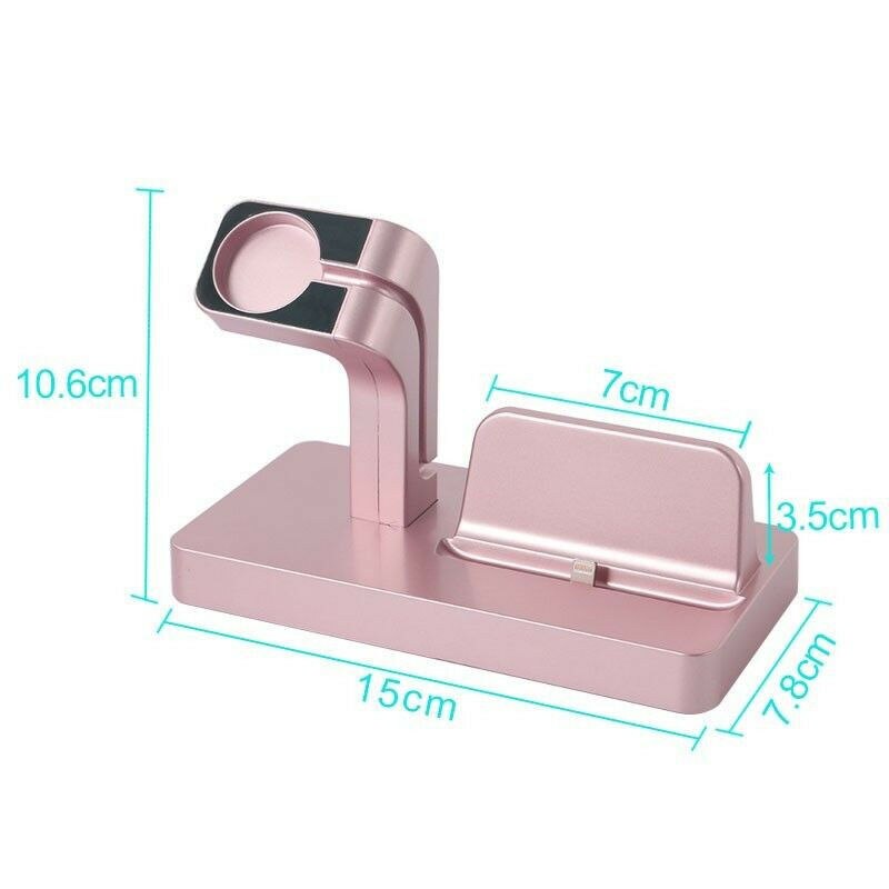 Brand For Apple Watch Airpods iPhone Charging Dock Station Charger Holder Stand 3in1: Red