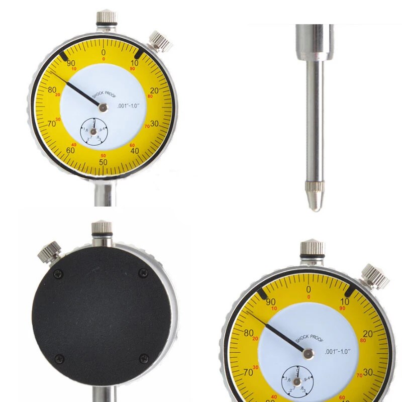 0-1" dial indicator inch dial gauge indicator Precision Dial Gauge Test Indicator Lever Scale Meter