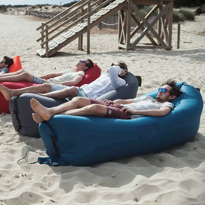 Tragbares faltbares aufblasbares Schlafsofa für Camping, Terrassenmöbel, draussen-einstellen, Strandbetten, Entspannen Sie sich-Picknick, Einzelcouch