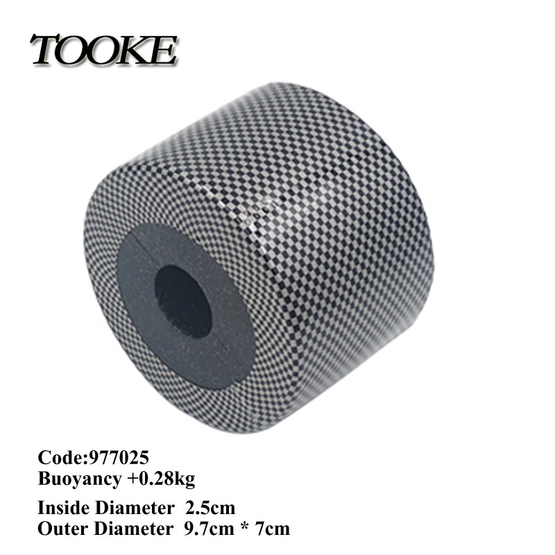 Flotador de espuma de alta densidad para brazo extensible de Buceo Submarinismo Housing: 9.7cm dia x 7 cm L