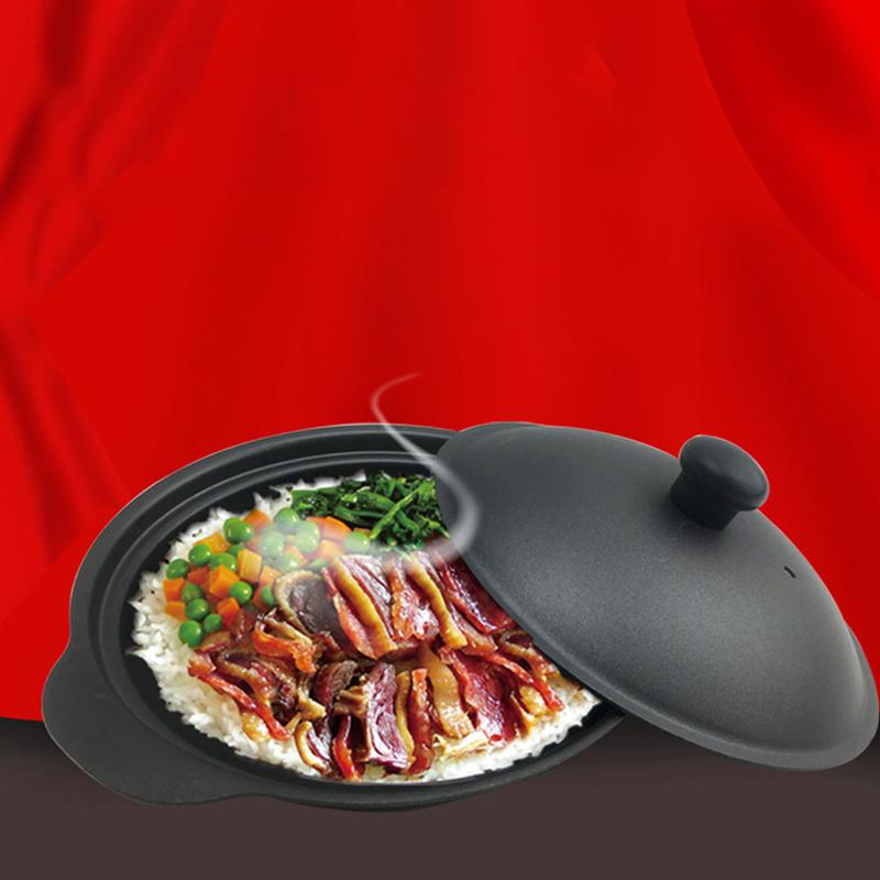 Strong Cast Iron Casserole Braised Chicken Rice Pot Yellow Stewed Chicken Rice Pot With Lid Kitchen Cookware