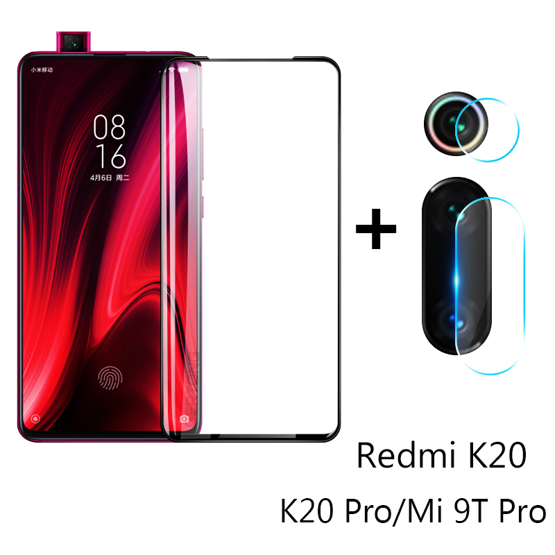2 in 1 Protective Glass For Xiaomi Mi 9T K20 Pro Camera Screen Protector Safety Film Lens Tempered Glass On Redmi Red mi K20 Pro