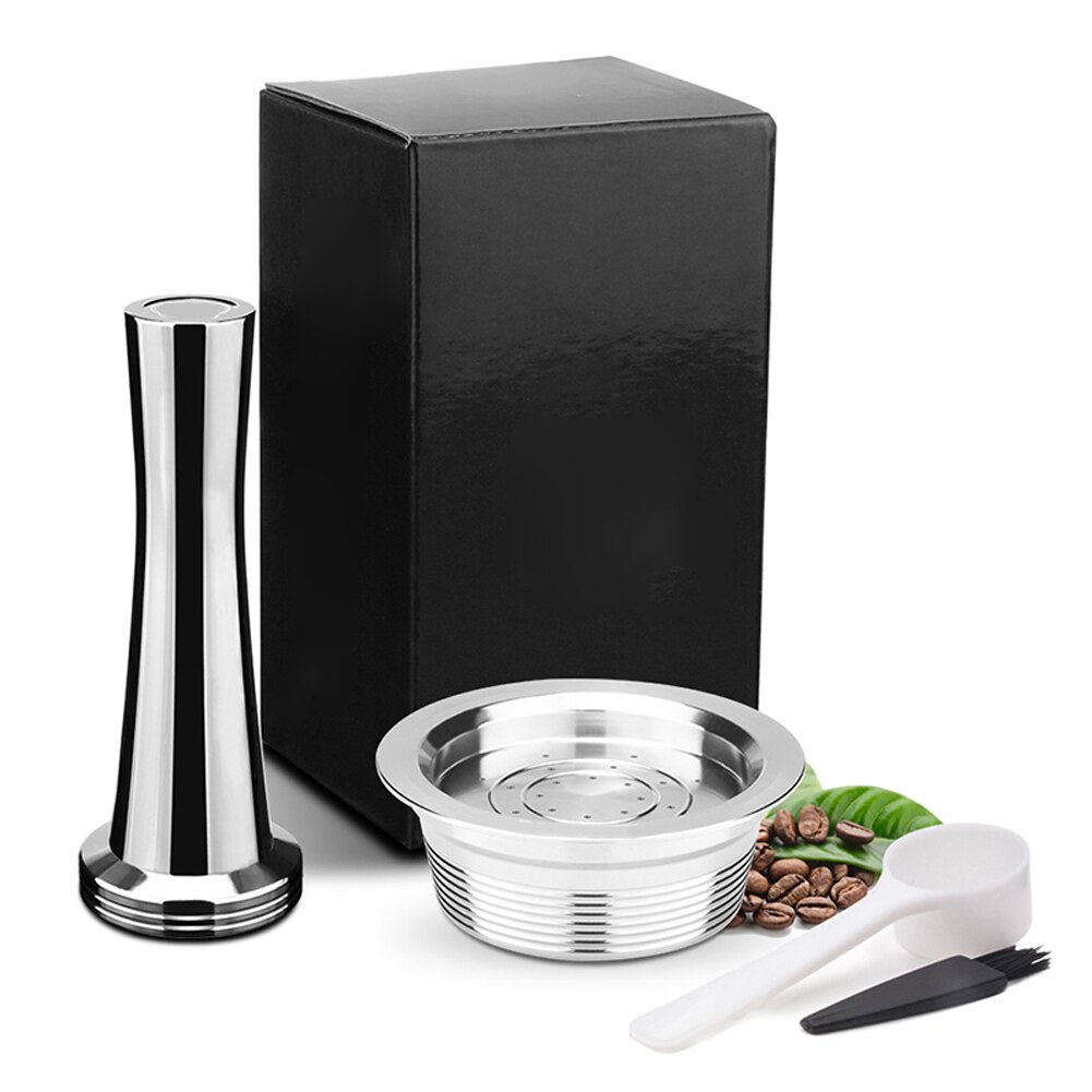 Home kitchen accessories Stainless Steel Reusable Coffee Capsule Cup For LAVAZZA A MODO MIO JOLIE: a set