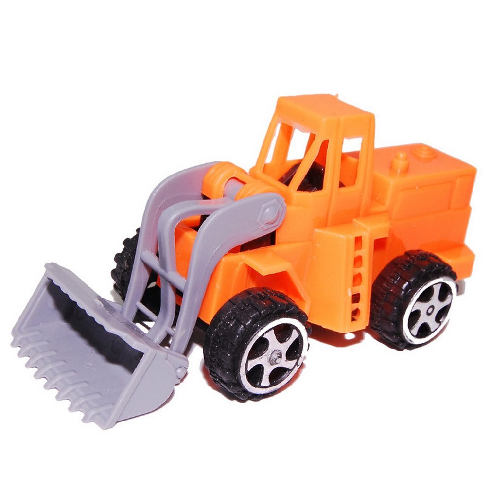 Pull Back Mini Bouw Voertuig Auto-Heftruck Bulldozer Road Roller Graafmachine Dump Truck Tractor Speelgoed Jongen Meisje Speelgoed