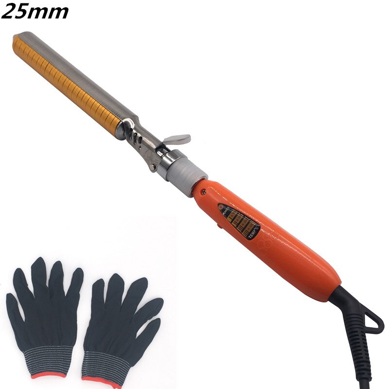 Professionelle 9mm tiefe ganze locken lockenwickler kräuseln welle maschinenschraube trommel von lockenwickler lockenstab: 25mm