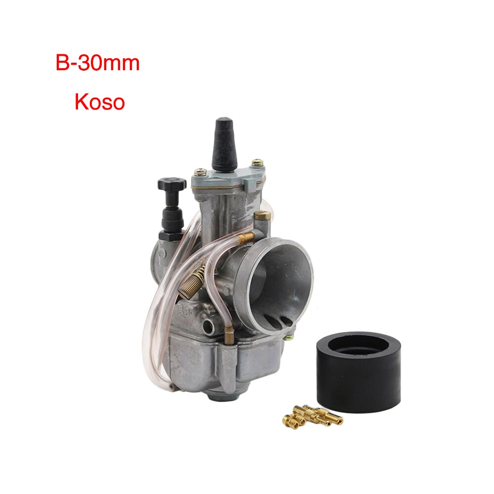 Zsdtrp Motorfiets Voor Keihin Koso Pwk Carburateur Carburador 21 24 26 28 30 32 34 Mm Met Power Jet Fit op Racing Motor: 30mm koso